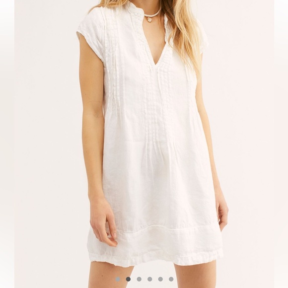 Free People River Linen Tunic Size XS - Picture 2 of 6